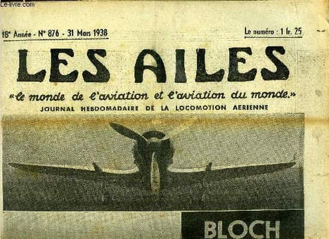 LES AILES - 18e ANNEE N° 876 - La collaboration internationale au Salon de Paris, 44.000 kilomètres en 10 jours et 21 heures, Le radiateur et ...