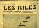 LES AILES - 19e ANNEE N° 935 - Ne plus parler des accidents ? par Georges Houard, L'aviation marchande - Brazzaville est a 36 heures de Paris, La ...
