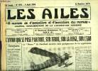 LES AILES - 36e ANNEE N° 1592 - Possibilités d'un réseau intérieur par Georges Houard, La conférence de la F.A.I. a Vienne, Absence française a ...