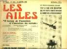 LES AILES - 38e ANNEE N° 1664 - Le transport aérien dans la Défense Nationale, préface a une organisation réaliste par Jean Romeyer, Le ...