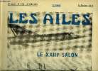 LES AILES - 39e ANNEE N° 1734 - Le XXIIIe salon de l'aéronautique, Nuages noirs dans un ciel bleu par Georges Houard, Panorama des productions de sud ...