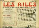 LES AILES - 39e ANNEE N° 1750 - Reconversion inopportune par Georges Houard, Un ministère de l'aviation en Grande Bretagne, Le transport d'une réserve ...