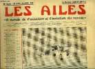 LES AILES - 40e ANNEE N° 1773 - L'avion léger du grand public par Georges Houard, Résultats des élections de l'Aé.C.F., Le triplace Jodel Ambassadeur ...
