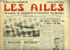 LES AILES - 40e ANNEE N° 1800 - Mesures désirables par Georges Houard, L'aéro Club Paul Tissandier jumelé avec l'union aérienne de l'escaut, ...