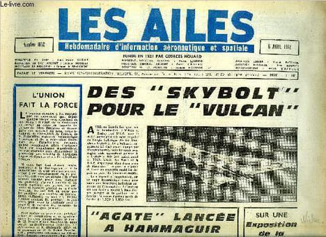 LES AILES N° 1872 - Air France, résultats 1961, Exposition de la Sopemea, Quelques propos de Stuhlinger, Les armées commandent des hélicoptères, ...