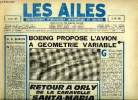 LES AILES N° 1879 - Les satellites Secrets par Albert Ducrocq, Vers un code de l'espace, Royal Flush VII, victoires de la 4e A.T.A.F. et du 2/33 par ...