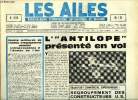 LES AILES N° 1910 - Orly et le Bourget pourraient, cette année, franchir le cap des 5 millions de passagers, La course a la lune par Albert Ducrocq, ...
