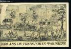 2000 ans de transports parisiens. Collectif