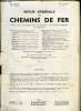 REVUE GENERALE DES CHEMINS DE FER N&deg; 5 - Applications de distributions a soupapes aux Etats Unis par M. Lavarde, La remise en service de la traction ...