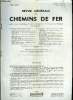 REVUE GENERALE DES CHEMINS DE FER N&deg; 9 - Destructions et reconstructions sur les chemins de fer fran&ccedil;ais : les nouveaux am&eacute;nagements de la gare de ...
