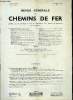 REVUE GENERALE DES CHEMINS DE FER N&deg; 11 - La technique des engins de traction : Tendances actuelles, La tenue des voies a la t&ecirc;te du faisceau de la ...