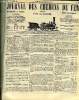 JOURNAL DES CHEMINS DE FER 4e ANNEE N&deg; 178 - Chemin de fer du Nord (fusion des compagnies), Tableau des recettes des chemins de fer d'Orl&eacute;ans et de ...