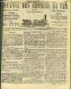 JOURNAL DES CHEMINS DE FER 4e ANNEE N&deg; 188 - Travers&eacute;e de Lyon, Accidents caus&eacute;s par l'inobservation de la loi sur la police des chemins de fer, ...