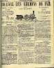 JOURNAL DES CHEMINS DE FER 4e ANNEE N&deg; 194 - Adjudication des chemins de fer de Paris a Lyon et de Creil a St Quentin, Revue des journaux, La ...