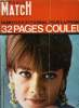 PARIS MATCH N&deg; 729 - C'est Fran&ccedil;oise Hardy, devenue vedette internationale, la grande vedette de 19 ans a, pour notre couverture, chang&eacute; de coiffure ...