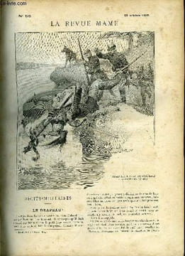 LA REVUE MAME N° 55 - Récits militaires - le drapeau par Henry de Brisay, Grande marée dans la Manche par Ch. Grandmougin, Pasteur par Edouard Trogan, ...