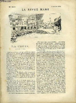 LA REVUE MAME N° 209 - La Crète (suite et fin) par Henri Avelot, Histoire du maréchal Boucicaut par Maurice Maindron, Pau - le chateau, Le mois ...