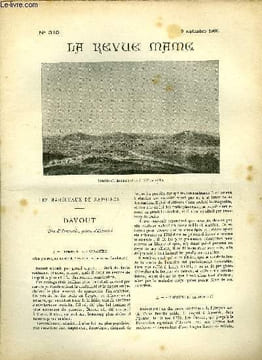 LA REVUE MAME N° 310 - Les maréchaux de Napoléon - Davout duc d'Auerstaedt, prince d'Eckmuhl par Gérard de Beauregard, La jeune fille au XVIIIe siècle ...