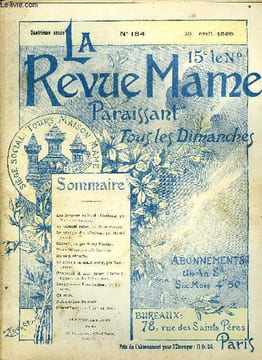 LA REVUE MAME N° 184 - Les longues nuits de Cordoue par Narcisse Campillo, Le samedi saint par Oscar Havard, Le voyage des cloches par Marthe Olivié, ...