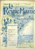 LA REVUE MAME N&deg; 187 - V&eacute;locip&eacute;die et automobilisme (suite) par Fr&eacute;d&eacute;ric R&eacute;gamey, L'&eacute;cole fran&ccedil;aise d'Ath&egrave;nes par Gustave Larroumet, L'arm&eacute;e espagnole ...