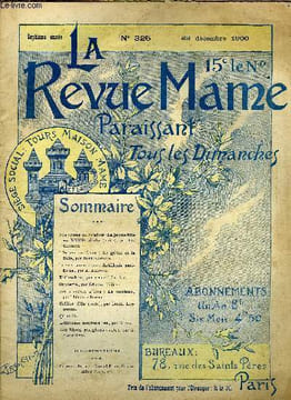 LA REVUE MAME N° 325 - La jeune fille au XVIIIe siècle (suite) par Léo Claretie, L'épopée de César : le génie et la folie par Henri Guerlin, ...