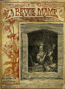 LA REVUE MAME N° 355 - La jeune fille au XVIIIe siècle (suite) par Léo Claretie, Pour une fiancée par François Coppée, Sardine fraiche et sardine a ...