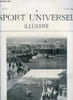 LE SPORT UNIVERSEL ILLUSTRE N&deg; 138 - R&eacute;ouverture de l'hippodrome de Vincennes, le 27 f&eacute;vrier, Le Totting du Littoral par J. Romain, Haras des ...
