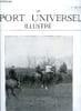 LE SPORT UNIVERSEL ILLUSTRE N&deg; 657 - Les cross-countries militaires en 1908 (fin) par le comte d'Ideville, Exercices a la cavalerie italienne, Les ...