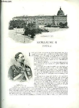 REVUE ILLUSTREE N° 205 - Huit jours a Berlin par Adolphe Brisson, Guillaume II intime par un diplomate, Une heure chez Paul Bourget par Gustave ...