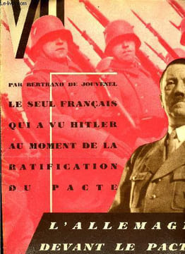 VU N° 416 - Les championnats de ski, vitesse sur fond blanc, Que va faire l'Allemagne devant le pacte franco-soviétique ? par Bertrand de Jouvenel, ...