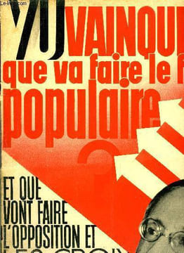 VU - NUMERO SPECIAL - 1re partie - le front populaire devant la crise par Francis Delaisi, Les voix du front populaire, Que peut faire le front ...
