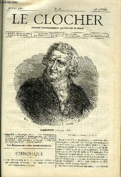 LE CLOCHER N° 48 - Les enterrements civils, Parmentier, Autobiographie d'un morceau de craie par Léontine Rousseau, La lune rousse, La grande Lilloise ...
