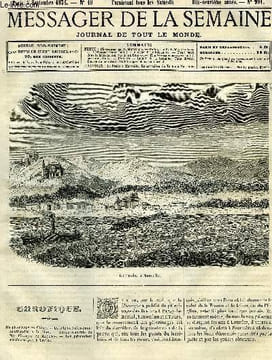 LE MESSAGER DE LA SEMAINE N° 991 - Fable par P. B. des Valades, L'homme rouge (suite) par Gabrielle d'Ethampes, Deux mois dans le midi (suite) par J. ...