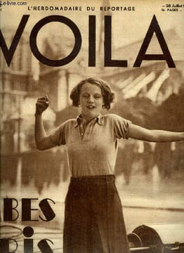 VOILA N° 175 - Rodage américain par François de Roux, Intellectuels, a la pioche par Georges Lorant, Embrassez moi par Claude Lanoue, La chaleur qui ...