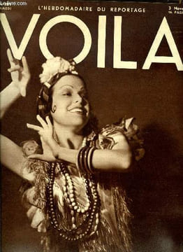 VOILA N° 189 - Plans 1934 par Gus Bofa, Londres - Melbourne par Edouard de Segonzac, Soirée flamenca par Dominique Sordet, Une heure avec monsieur de ...