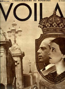 VOILA N° 193 - Monsieur Mandel par François de Roux, Les cloches de Londres par Edouard de Segonzac, Le mariage de Madame et Monsieur de France par ...