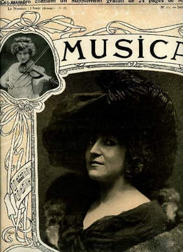 MUSICA N° 21 - M. Lucien Fugere, Kubelik par Dominique Boulay, A propos d'Alceste, M. Marguerite Carrère Xanrof par Brétigny, Edouard Risler, La main ...