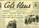 Cols bleus n° 75 - Liban, terre amie de la France, notre oeuvre en Orient, laisse des traces profondes, Sonar-Asdic, le role des appareils de ...