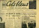 Cols bleus n° 179 - Le vice amiral Lemonnier, chef d'état major général de la Marine élevé au grade de vice-amiral d'escadre, Un groupe de marins de ...