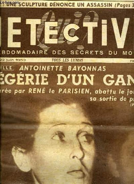 Qui ? Détective n° 364 - Cette sculpture a permis d'identifier cet homme, Herbert Hirt, assasin de la jeune Annette Hans, a Munchwies par René Pacaut, ...