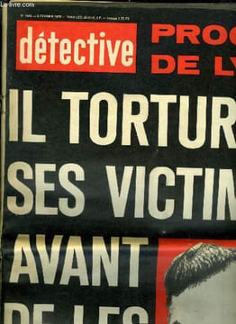 Détective n° 1644 - Maupetit : le piège était tendu depuis 15 jours, Elle découvre que l'assassin de son mari était son amant, L'homme a femmes ...