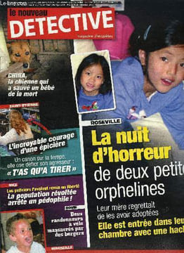 Le nouveau détective n° 1356 - Il tue le cadet pour se venger de l'ainé par Hervé Hellec, Quand le diable rencontre des anges, Le monstre est dans la ...