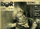 Radar n° 253 - Bon électricien mais commerçant malhabile, Fauvart devait passer en justice, La délégation frnaçais arrive aux Bermudes, Querelle de ...