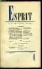 Esprit n&deg; 152 - L'incivisme, Le mensonge latent par J.M. Domenach, Qu'est ce que l'incivisme ? par Jacques Ren&eacute; Rabier, Epargne forc&eacute;e, impot ...