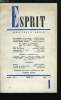 Esprit n° 399 - Sur la situation de l'incroyance par Gerard Granel, Christianisme en Amérique latine par Jordan Bishop, American Military Hospital par ...