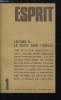 Esprit n° 453 - Le texte dans l'espace - Introduction par Maurice Mourier, Lire : esquisse socio-psychologique par Georges Perec, L'enfant texte entre ...