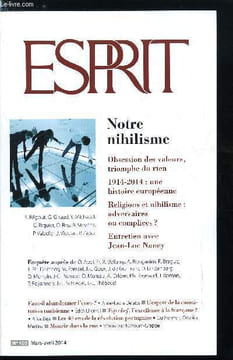 Esprit n° 403 - Une atmosphère inflammable, Refus de l'école : fausses raisons et vrai malaise par Joel Roman, Les langues minoritaires en France : ...