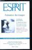 Esprit n° 425 - Quand la parole se libère, Faire face par Carole Desbarats, La passion des images, aniconismes, iconoclasmes, iconophiles par Jean ...