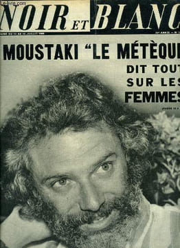 Noir et blanc n° 1267 - Moustaki le métèque dit tout sur les femmes, Après le drame de Jacqueline Dulac, Jim Frey, directeur de l'école de dompteurs ...