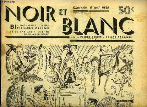 Noir et blanc n° 5 - Insert par Henri Falk, Au poids du jour par Henri Chéron, Les rois de Marseille par Jean Marèze, Monsieur de la ferté par Pierre ...